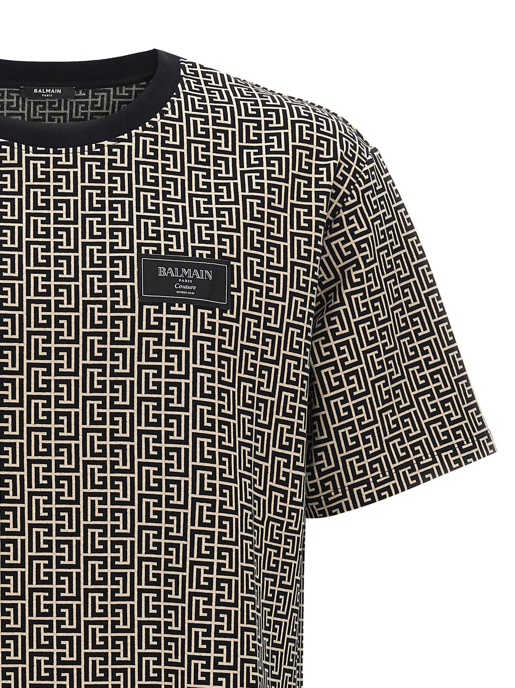 Balmain Bicolor Cotton T-Shirt