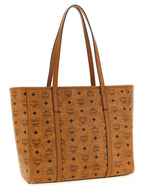 MCM Brown Polyethylene Tote Bag