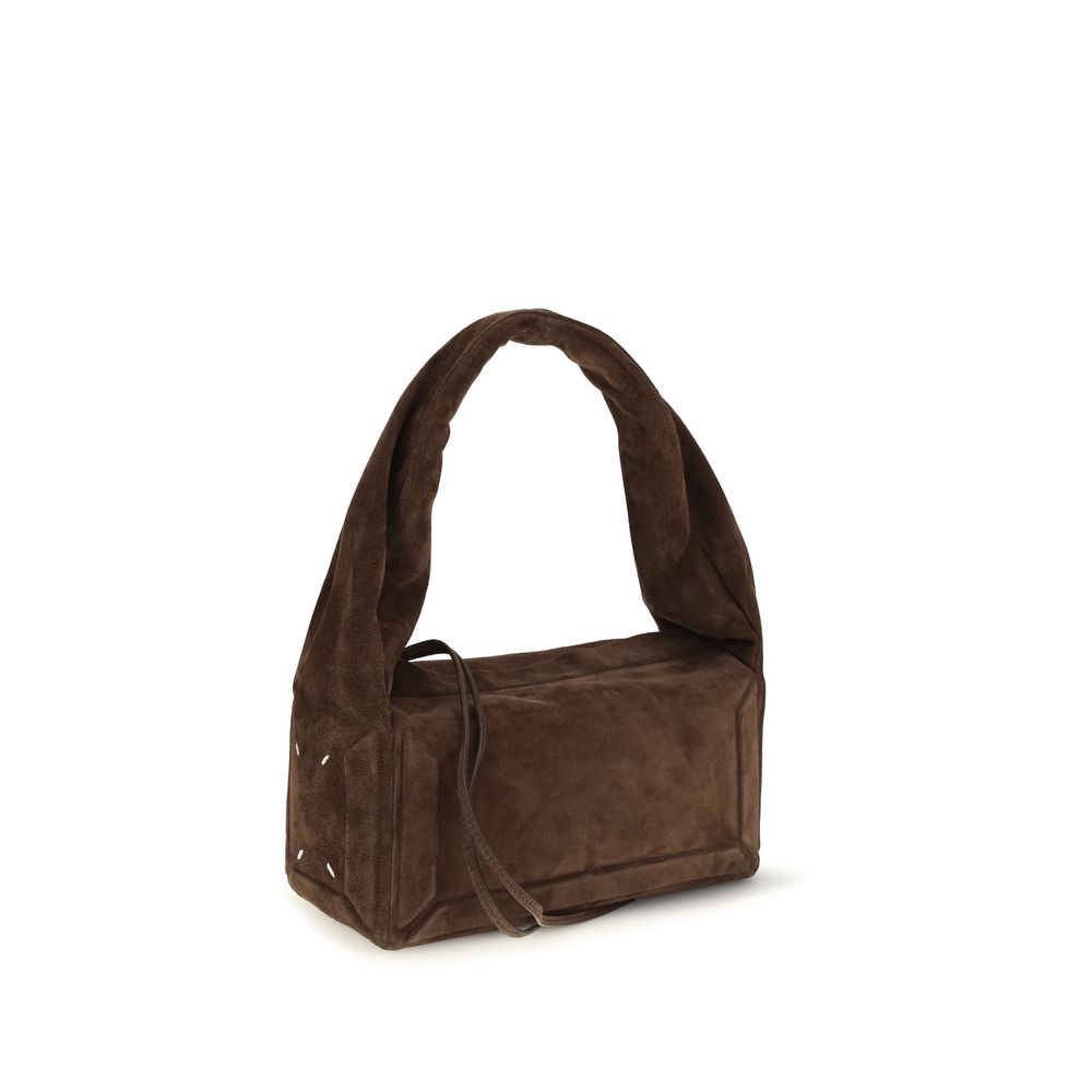 Maison Margiela Brown Calf Leather Bos Taurus Shoulder Bag