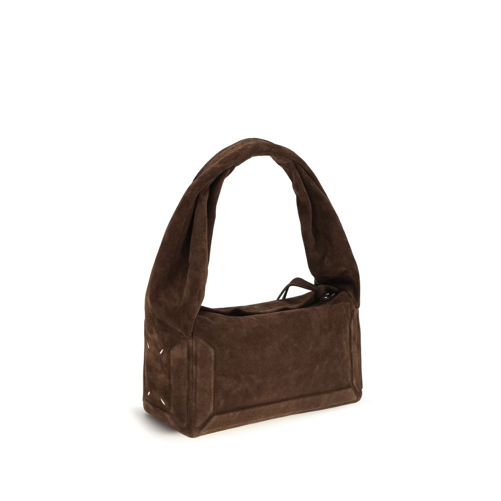 Maison Margiela Brown Calf Leather Bos Taurus Shoulder Bag