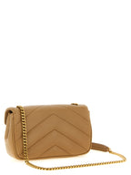 Saint Laurent Beige Lamb Leather Crossbody Bag