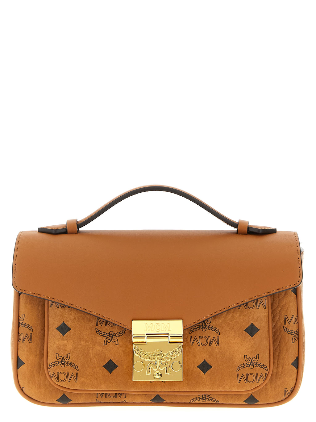 MCM Brown Polyethylene Crossbody Bag