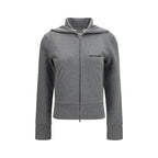 Balenciaga Gray Cotton Sweatshirt