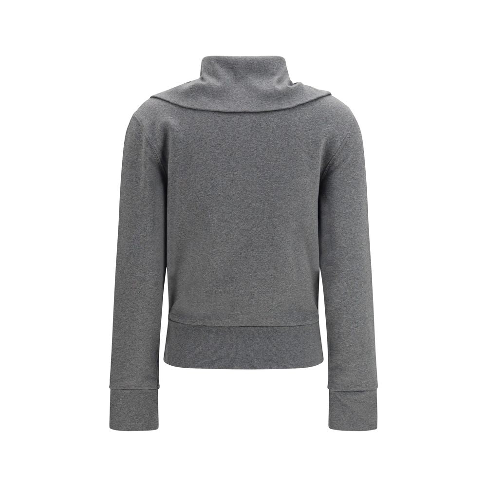 Balenciaga Gray Cotton Sweatshirt