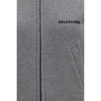 Balenciaga Gray Cotton Sweatshirt
