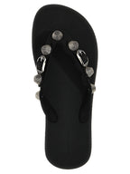 Balenciaga Black Rubber Slides