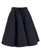 Prada Blue Recycled Polyamide Midi Skirt