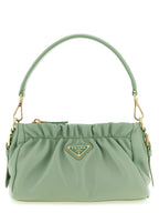 Prada Bicolor Lamb Leather Shoulder Bag
