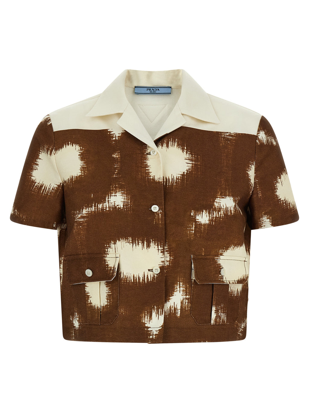 Prada Brown Cotton Blouse