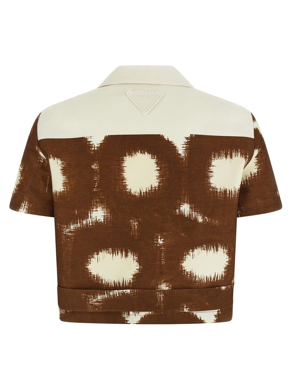 Prada Brown Cotton Blouse