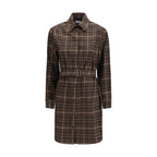 Burberry Brown Cotton Casual Dress