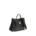 Alexander McQueen Black Calf Leather Bos Taurus Shoulder Bag
