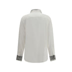 Alexander McQueen White Silk Dress Shirt