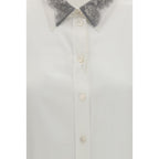 Alexander McQueen White Silk Dress Shirt