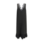 Ganni Black Acetate Casual Dress