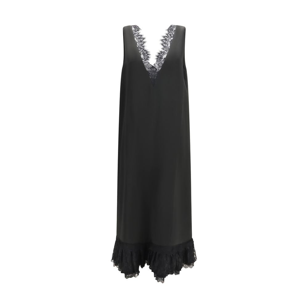 Ganni Black Acetate Casual Dress