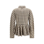Ganni Beige Cotton Blouse