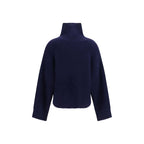 Ganni Blue Wool Oves Aries Sweatshirt