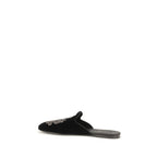 Dolce & Gabbana Black Velvet Flats