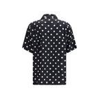 Dolce & Gabbana Black Silk Pattern Shirt