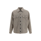 Dolce & Gabbana Brown Wool Oves Aries Full-Length Jacket