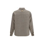 Dolce & Gabbana Brown Wool Oves Aries Full-Length Jacket