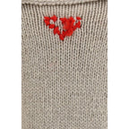 Prada Gray Wool Oves Aries Cardigan