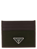 Prada Bicolor Recycled Polyamide Cardholder