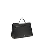 Dolce & Gabbana Black Calf Leather Bos Taurus Handbag