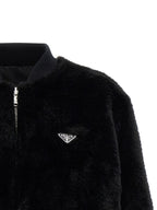 Prada Black Recycled Polyamide Bomber
