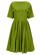 Prada Bicolor Cotton Casual Dress