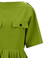 Prada Bicolor Cotton Casual Dress