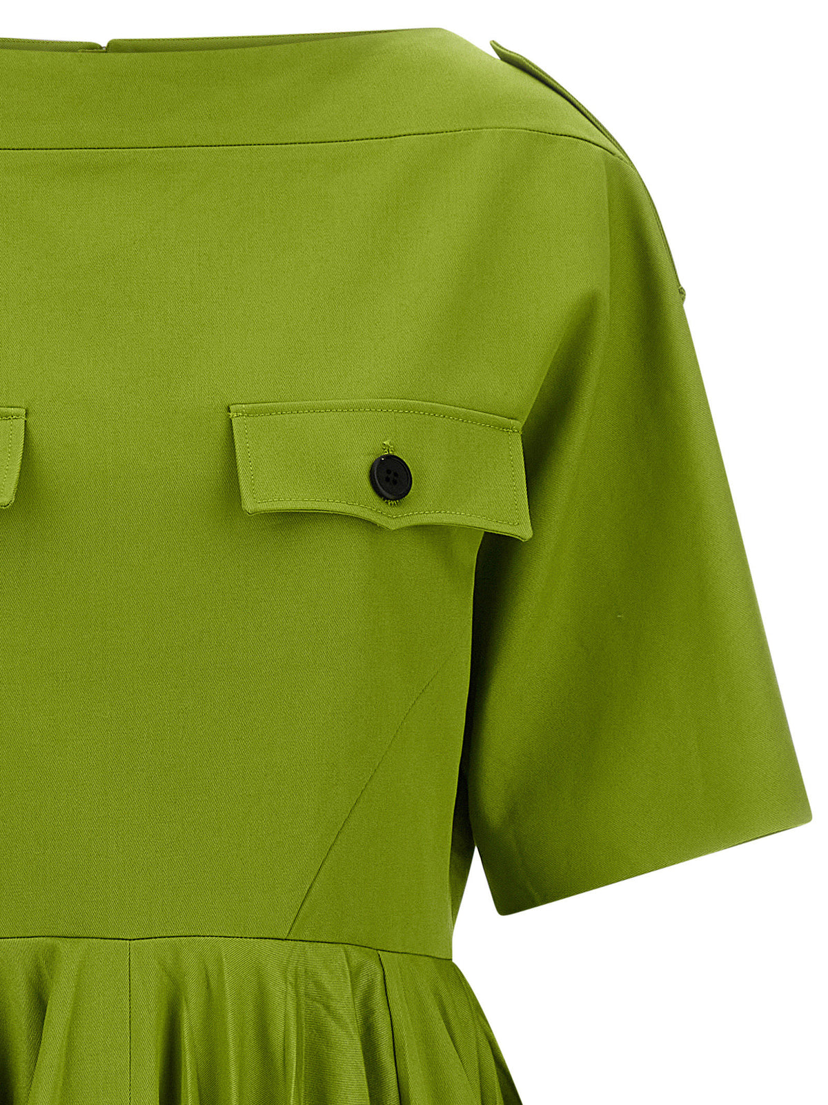 Prada Bicolor Cotton Casual Dress