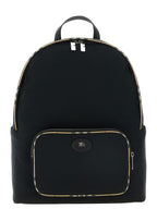 Burberry Black Polyester Backpack