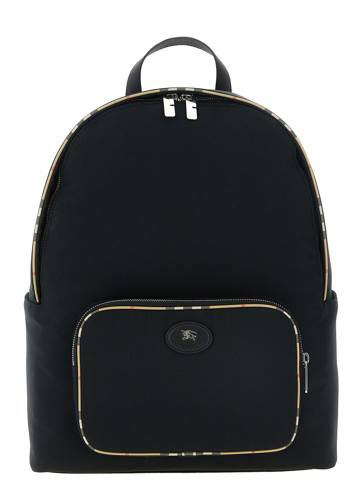Burberry Black Polyester Backpack