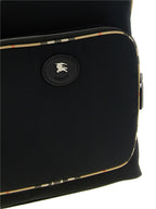 Burberry Black Polyester Backpack