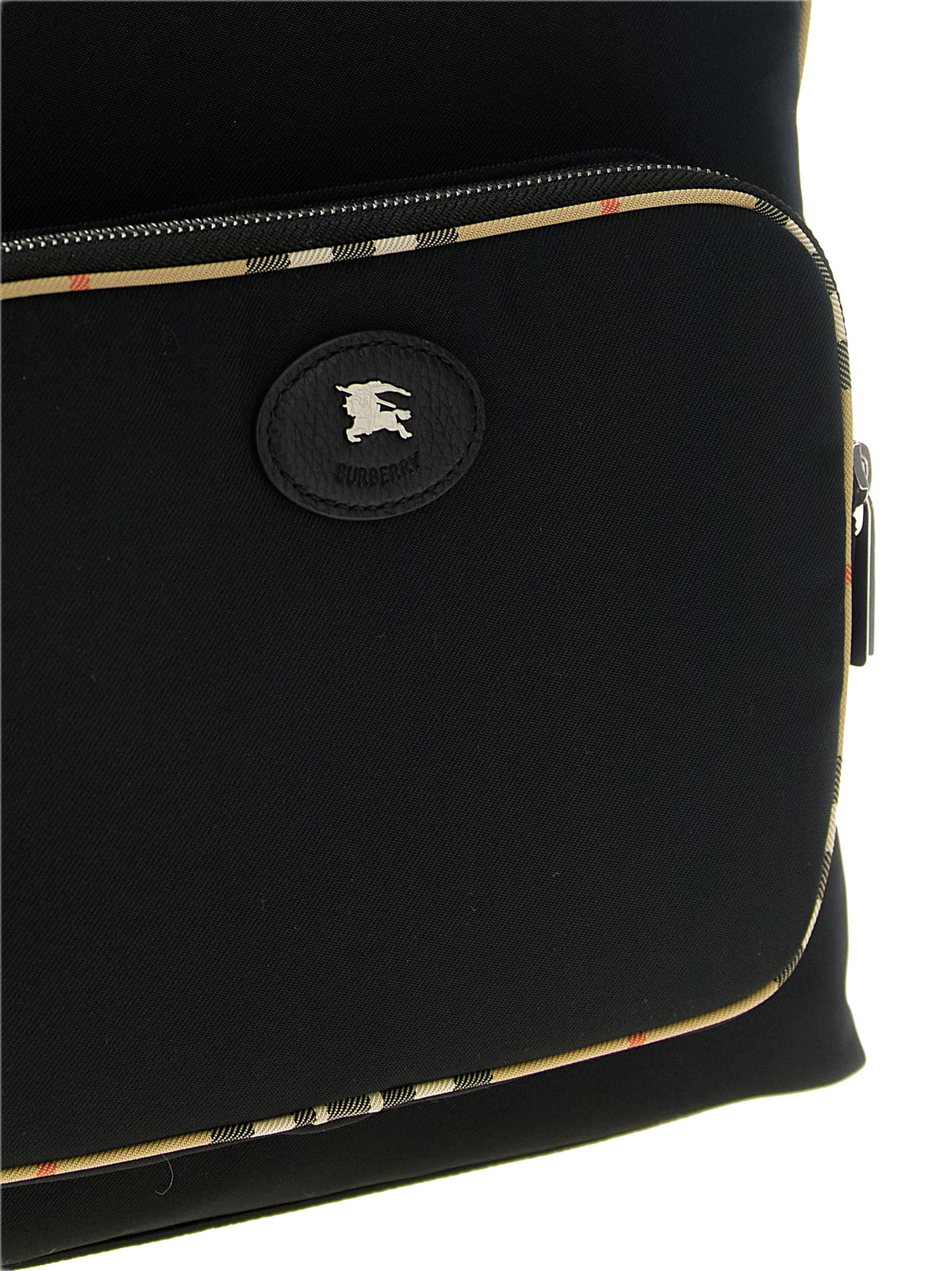 Burberry Black Polyester Backpack