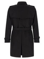 Burberry Black Cotton Coat