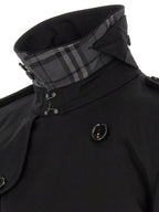 Burberry Black Cotton Coat