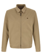 Burberry Beige Wool Full-Length Jacket