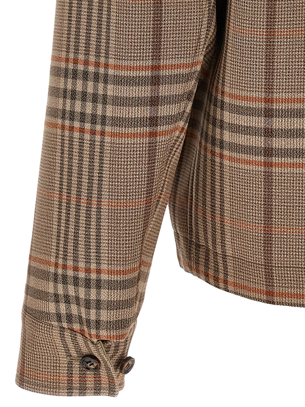 Burberry Beige Wool Full-Length Jacket