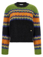 Ganni Multicolor Marabou Cardigan