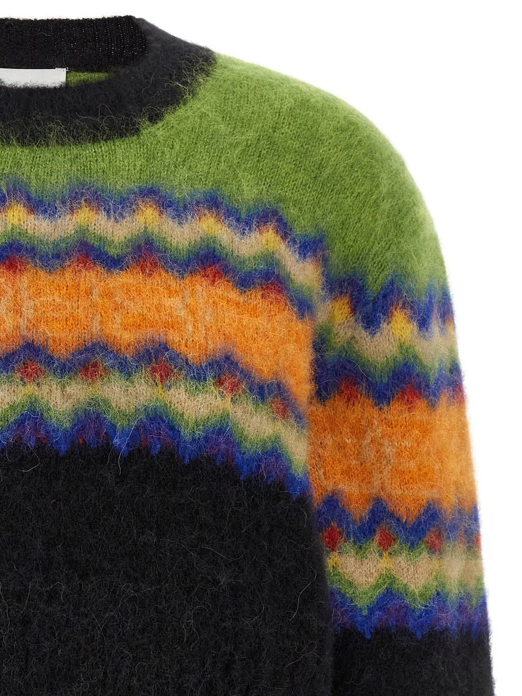 Ganni Multicolor Marabou Cardigan