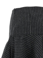 Ganni Gray Polyester Long Skirt