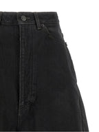 Balenciaga Black Cotton High-Waisted Jean