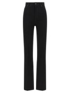 Balenciaga Black Elastane High-Waisted Jean
