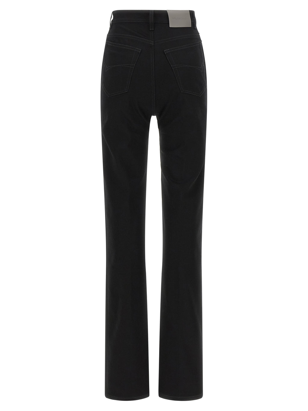 Balenciaga Black Elastane High-Waisted Jean