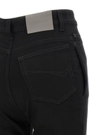 Balenciaga Black Elastane High-Waisted Jean