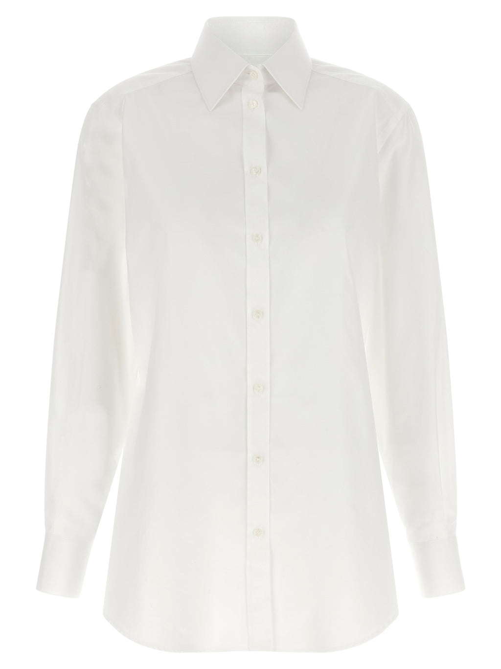 Dolce & Gabbana White Cotton Blouse