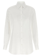 Dolce & Gabbana White Cotton Blouse